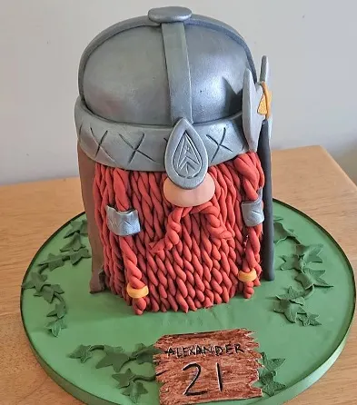 Gimli Dwarf cake