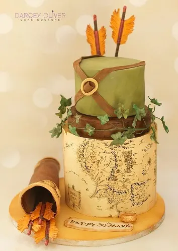 Lord of the Rings cake by Sugar Street Studios