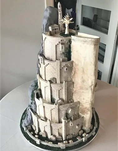Minas Tirith cake design idea