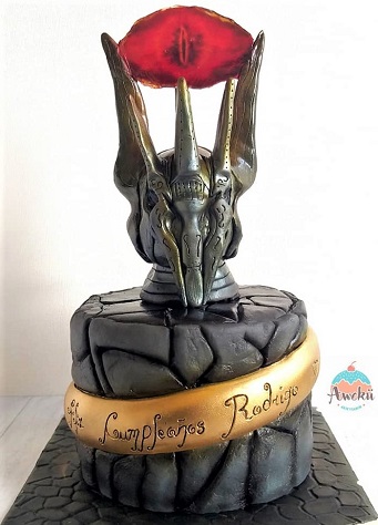 Sauron and The One Ring cake
