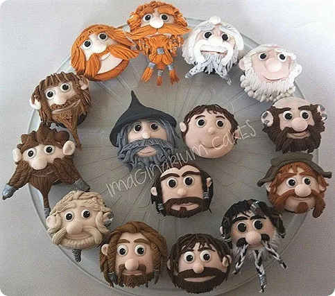 Thorin's company and the dwarves of Eribor cupcakes