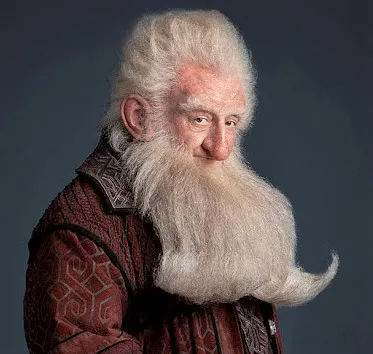 Balin dwarve from the Hobbit movie
