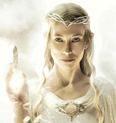 Galadriel, elf queen from the Lord of the Rings and The Hobbit