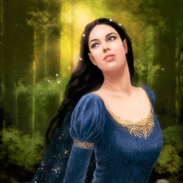 Lúthien she elf, most powerful elf and lover of Beren