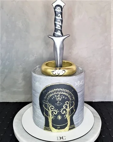 Narsil and Gondor cake