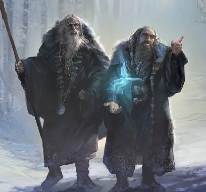 Two Blue Wizards, Alatar and Pallando, from Lord of the Rings