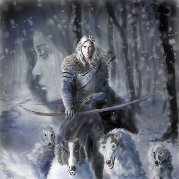Oromë, lord of the Valar and huntsman. 