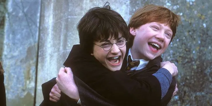 Harry Potter and Ron Weasley