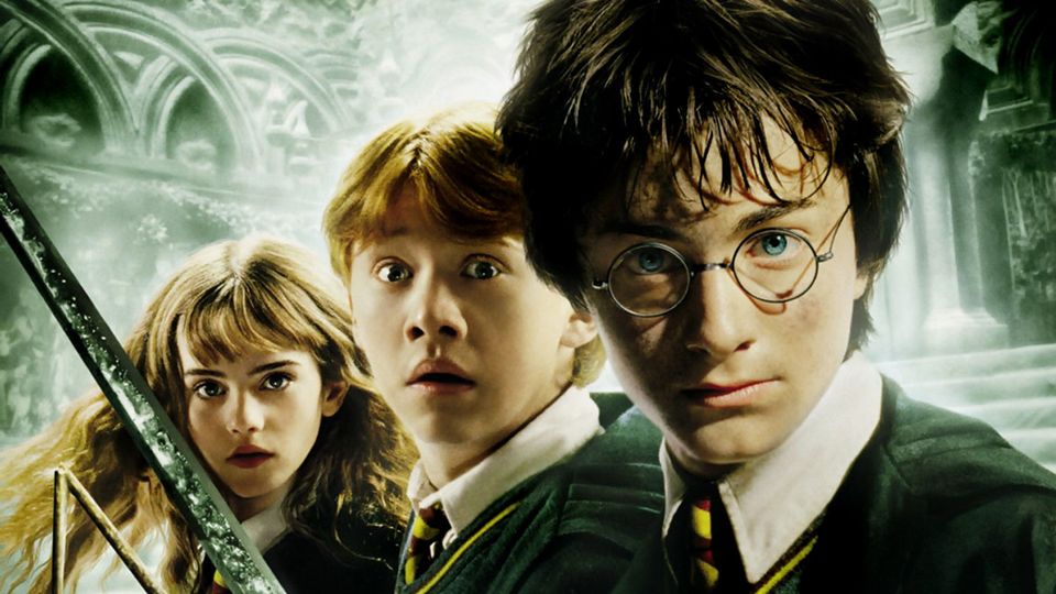 Harry Potter and the Chamber of Secrets Hermione, Ron and Harry