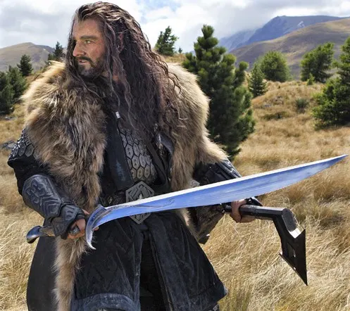 Orcrist the sword held by Thorin Oakenshield in The Hobbit movie