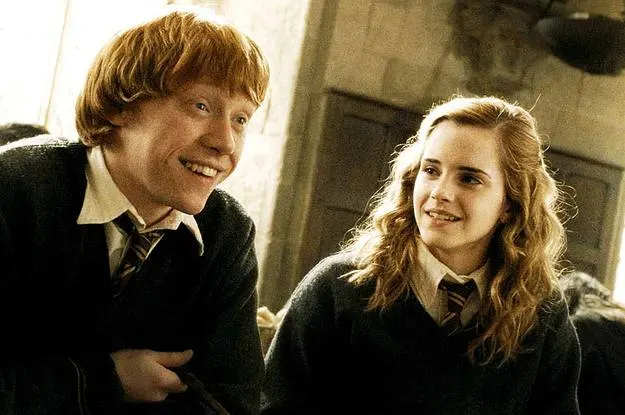 Ron Weasley and Hermione Granger