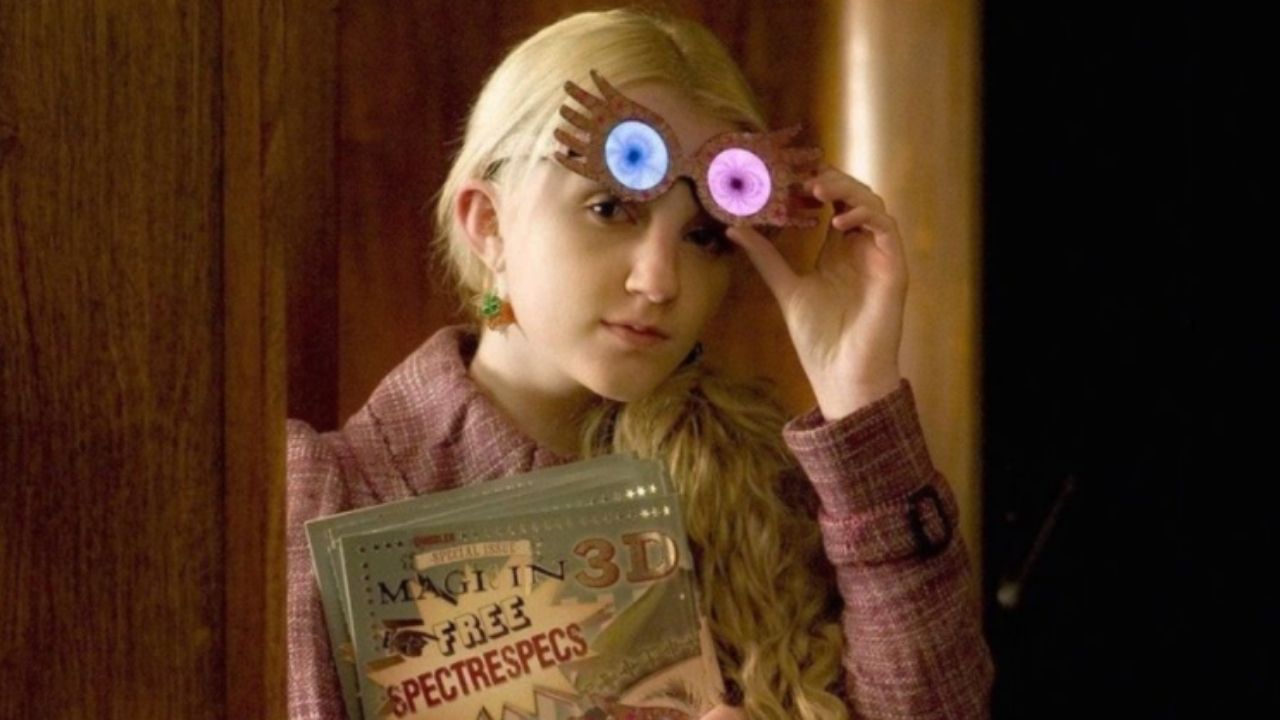 Luna on the Hogwarts Express