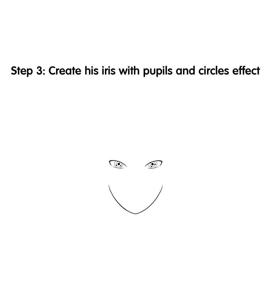 How To Draw Sasuke - Step 3