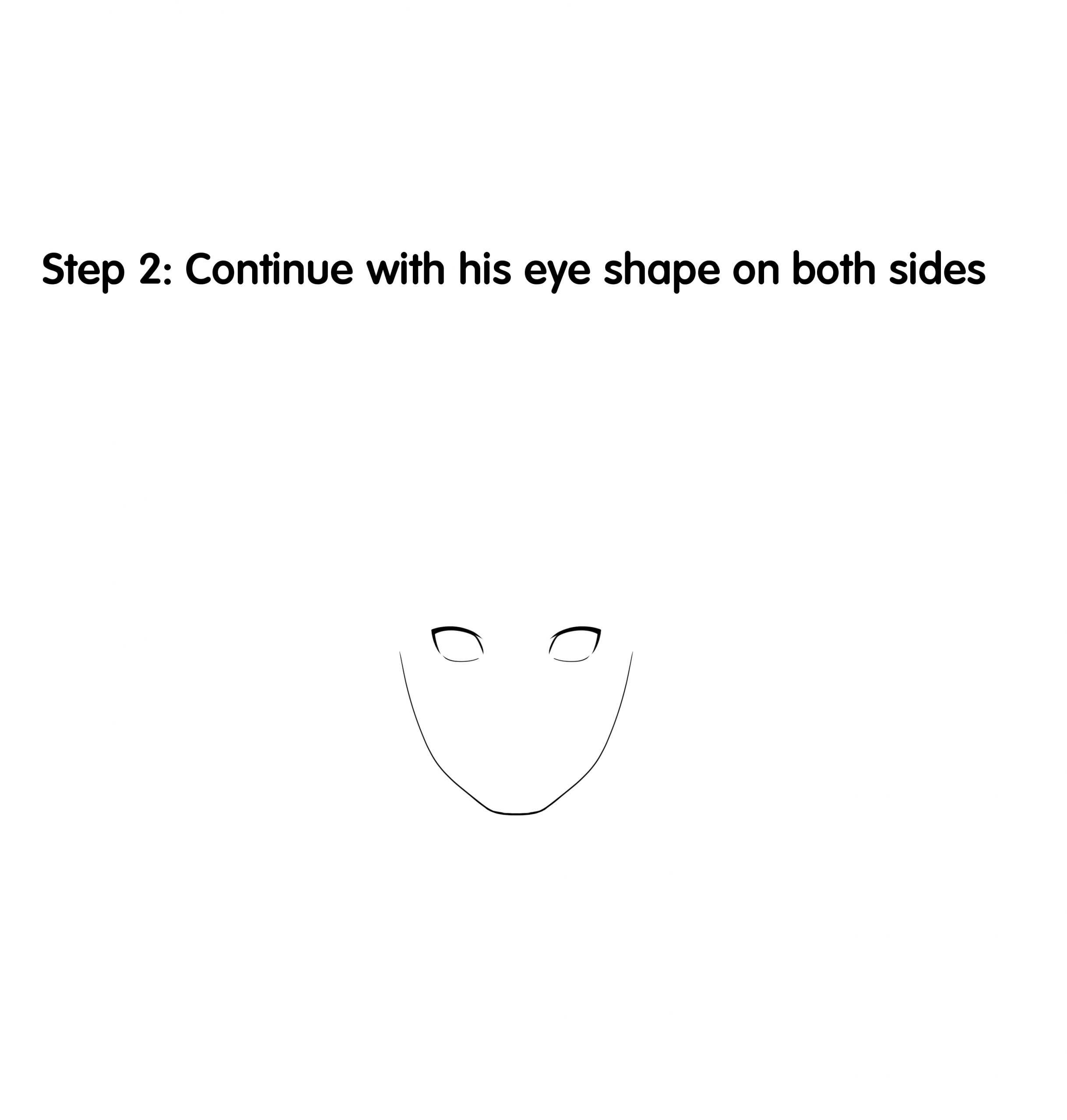 How to Draw Boruto Jougan Eye Step 2