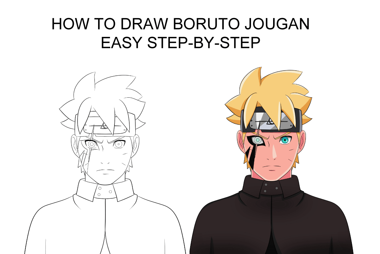 How to Draw Boruto Jougan Eye Step-by-Step Tutorial