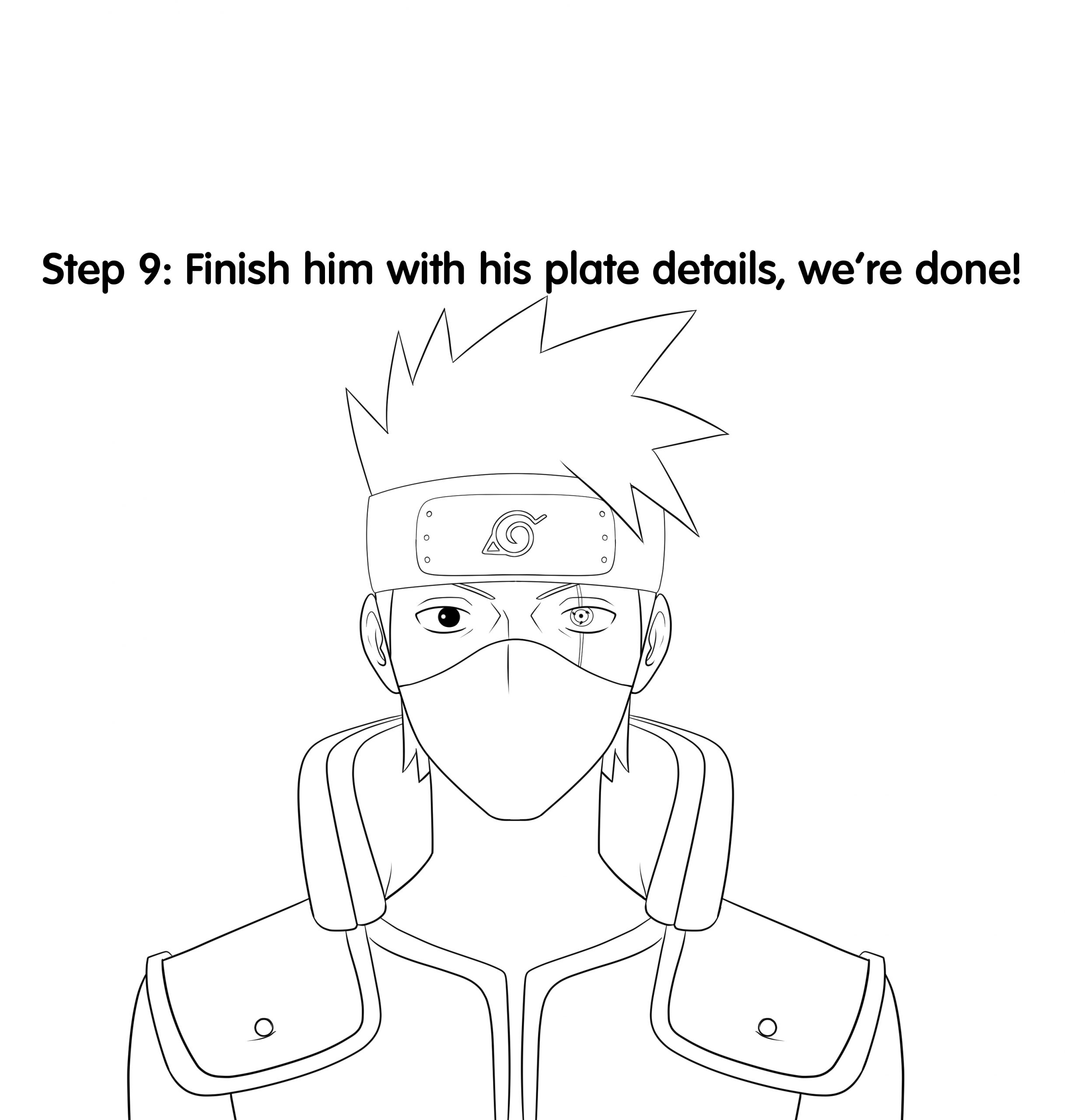 Kakashi built different 🔥 How to Draw, naruto drawing easy, How to draw  anime step by step Drawing practice. Reference…