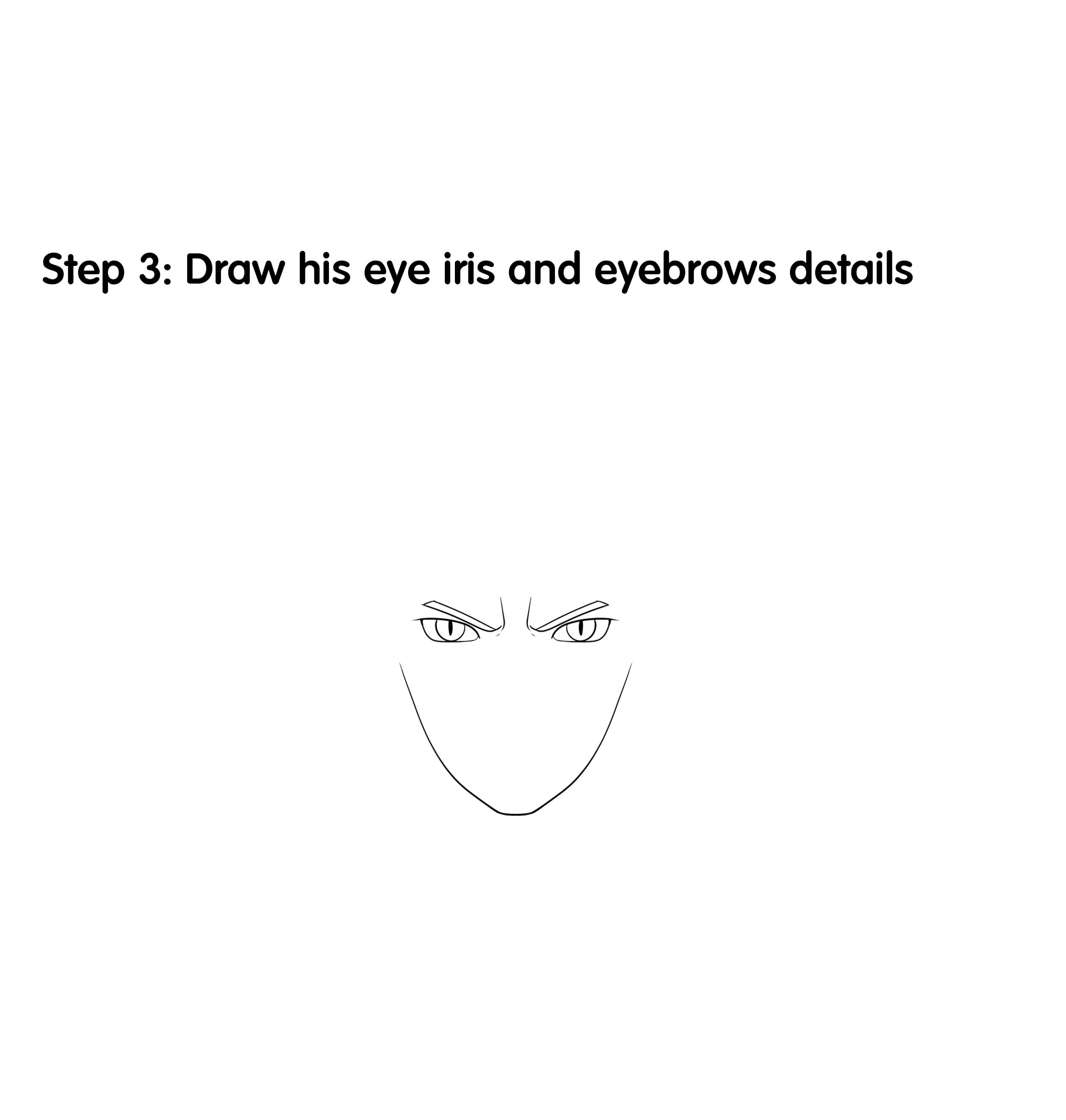 How to Draw Naruto in Baryon Mode Step 3