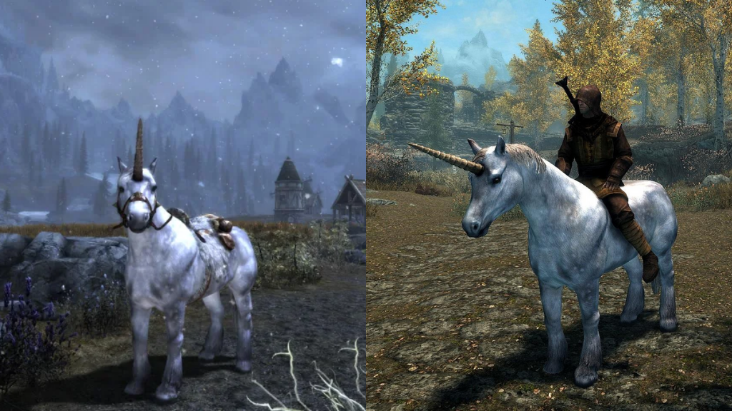 Tamed Unicorn in Skyrim