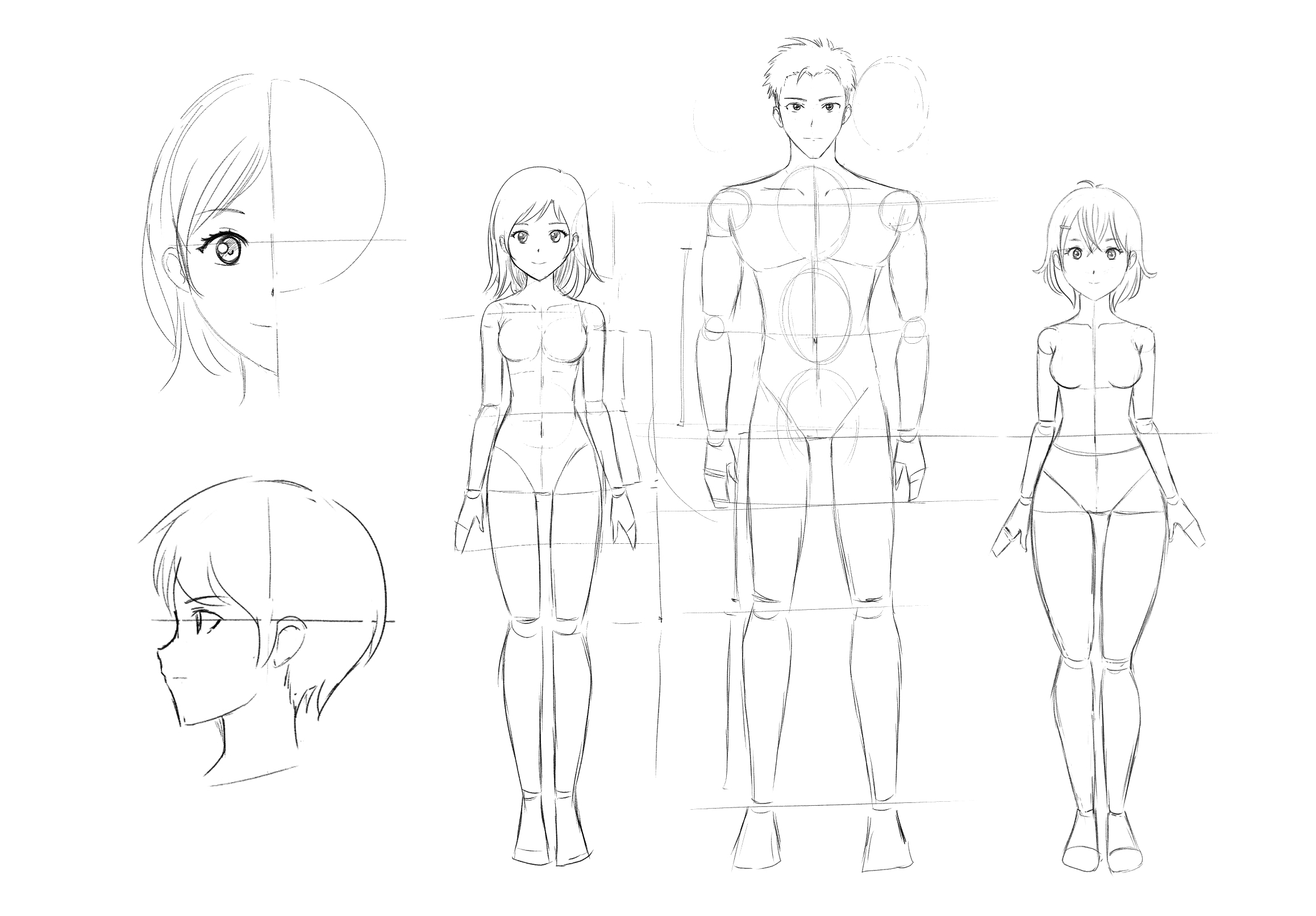 How to Draw Manga Characters Step 3