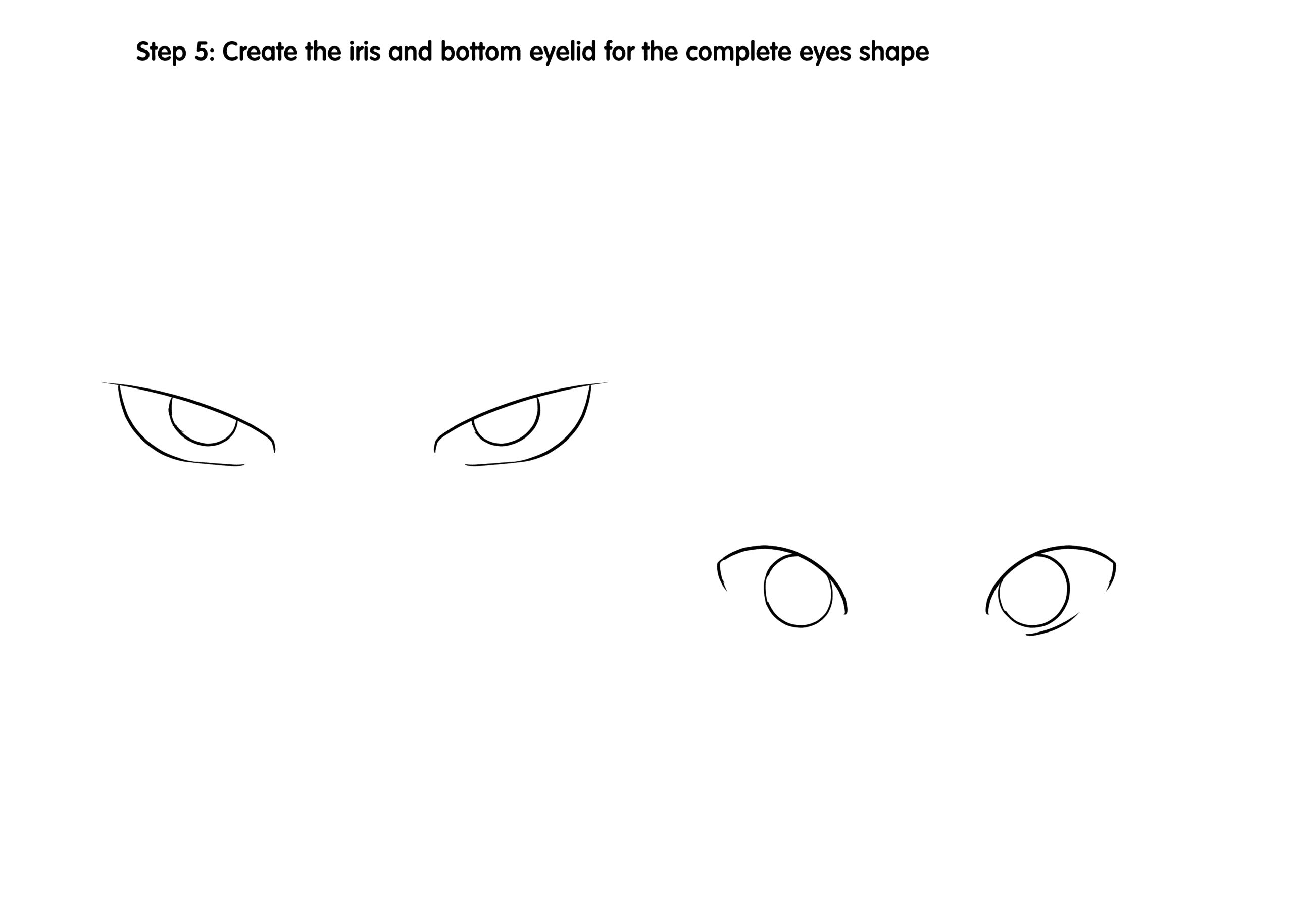How To Draw Anime Male Eyes Step by Step Drawing Guide by Dawn  DragoArt