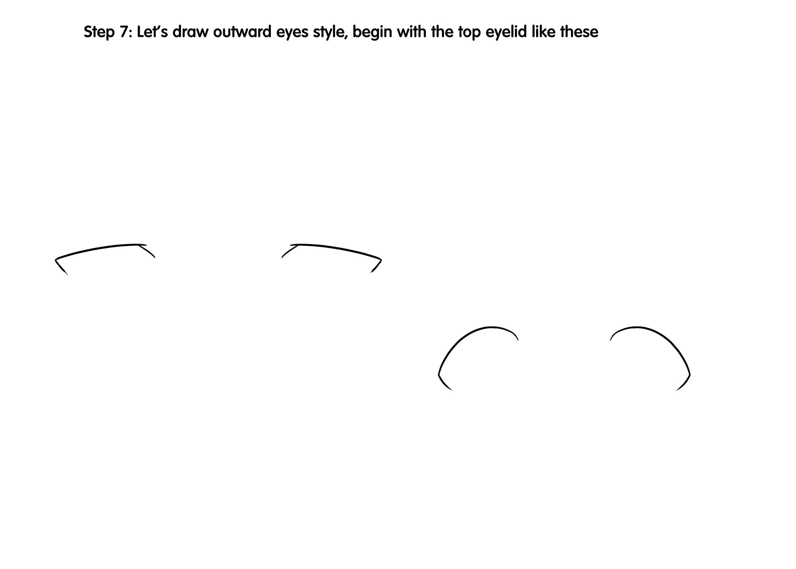 How to Draw Male and Female Anime Eyes Step 7