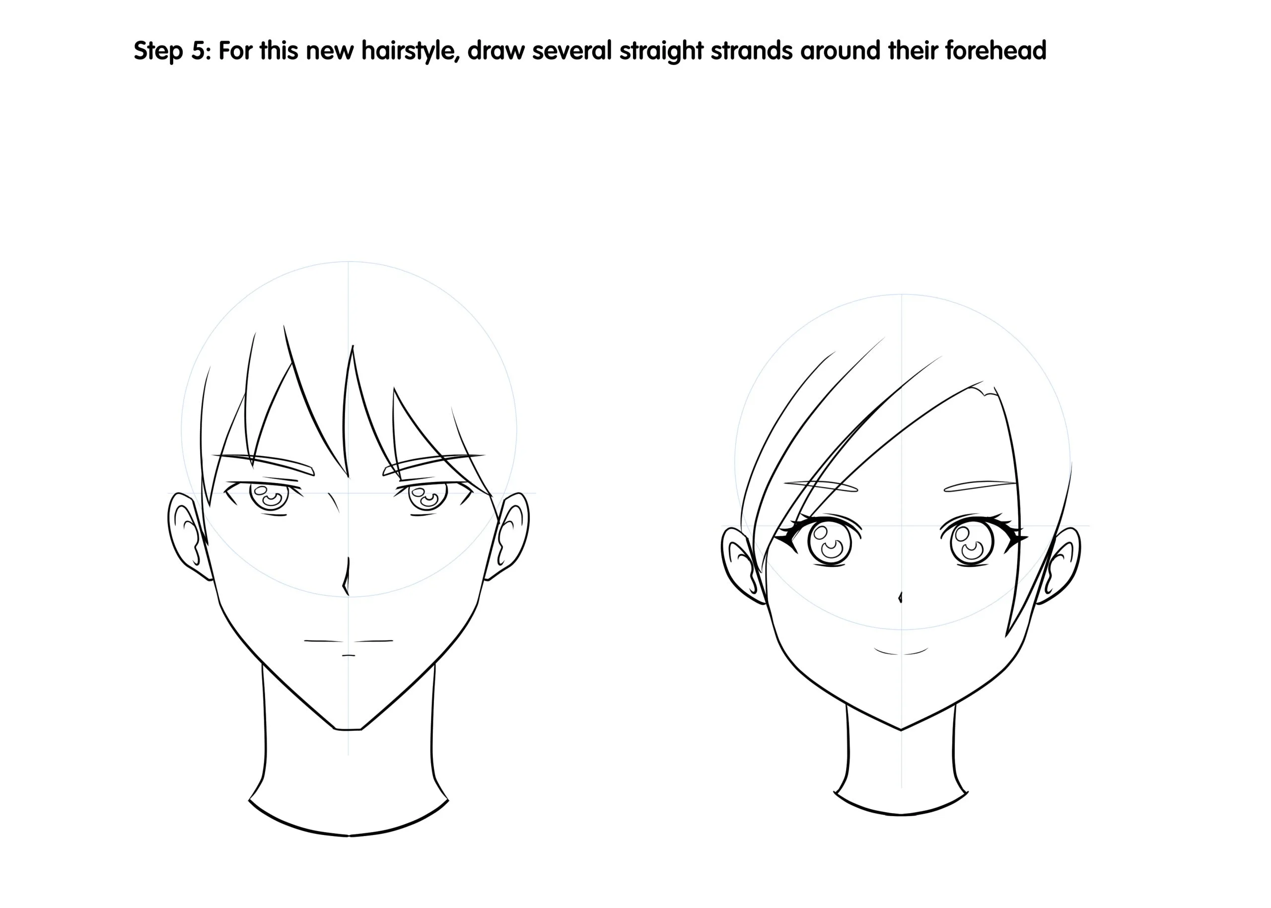 How to Draw Anime Hair - Fantasy Topics
