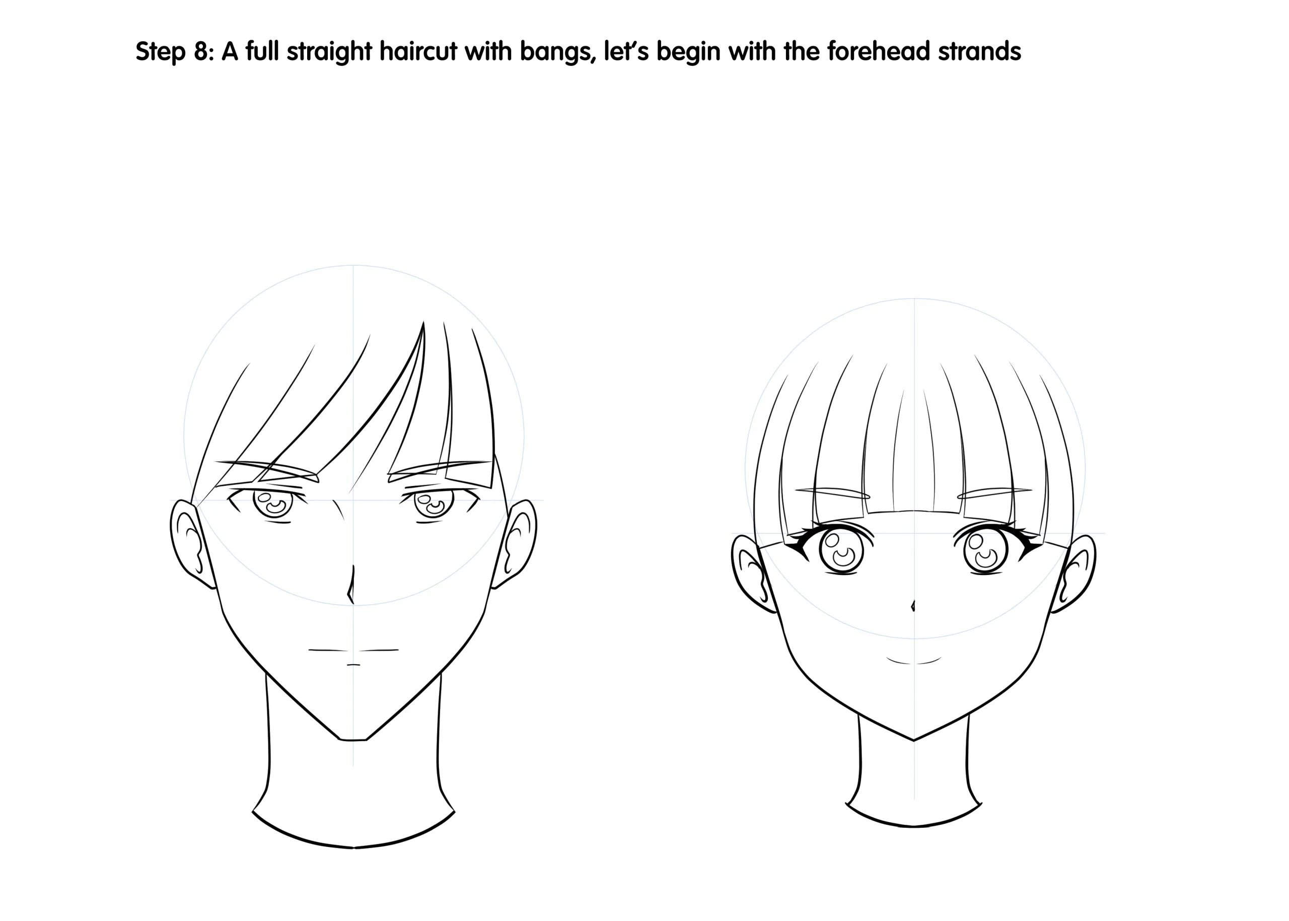 How to Draw Anime Hair - Fantasy Topics