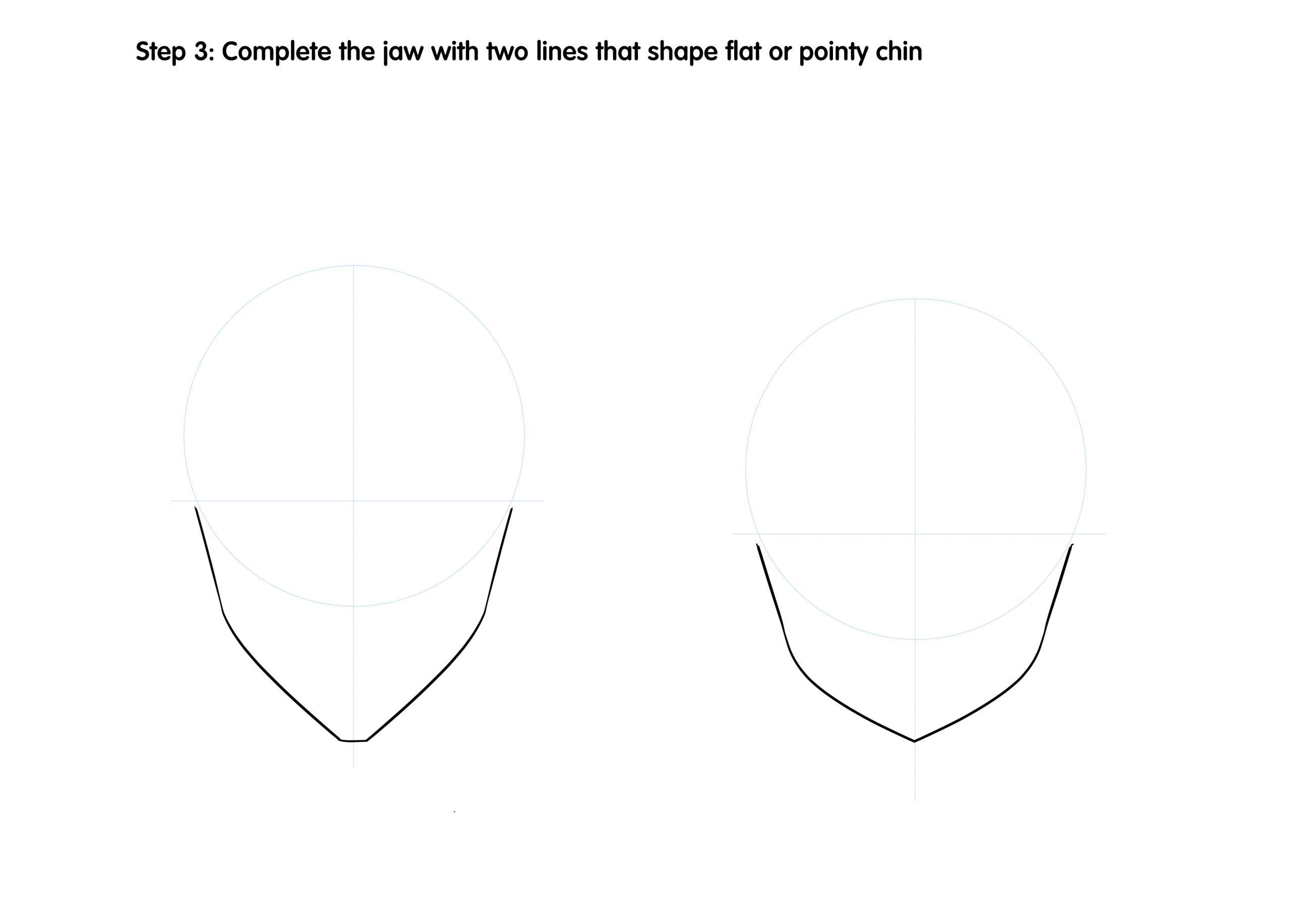 How to Draw the Head and Face  Animestyle Guideline Side View Drawing  Tutorial  Mary Li Art