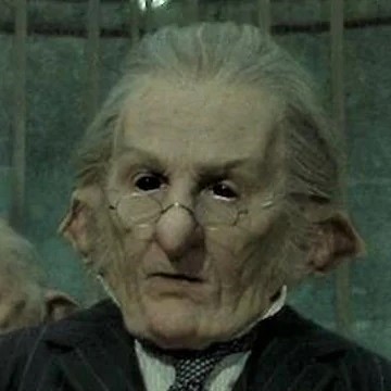 Bogrod, goblin from Gringotts in Harry Potter