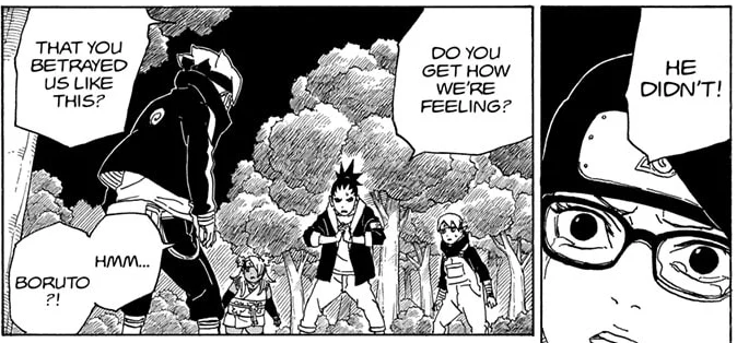 Boruto as an Enemy of the leaf