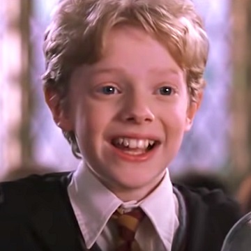 Colin Creevey young boy character in Harry Potter