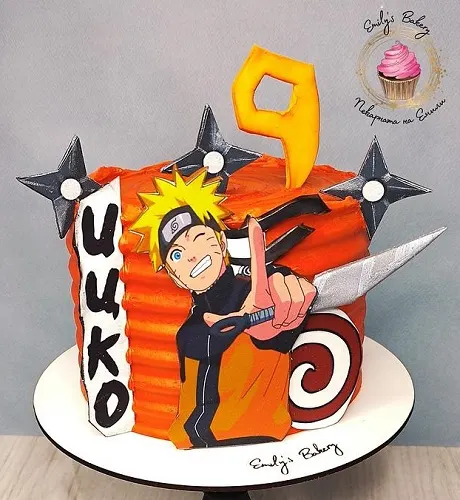 Cool Naruto cake design idea by Emily's Bakery
