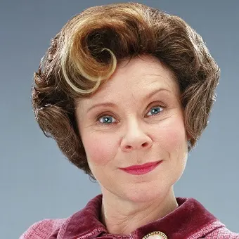 Dolores Umbridge, temporary Headmistress of Hogwarts and worker at the Ministry of Magic