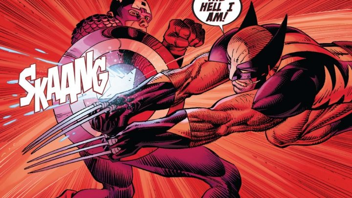 Vibranium vs Adamantium Captain America and Wolverine