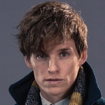 Newt Scamander, the main character in the Fantastic Beast movies