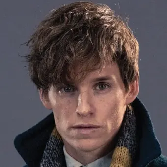 Newt Scamander, the main character in the Fantastic Beast movies