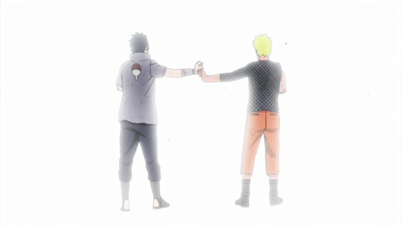 Episode 476 Naruto and Sasuke releasing the infinity Tsukiyomi