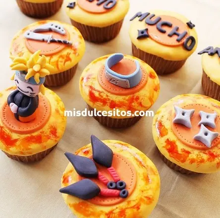 3d Naruto cupcake design ideas