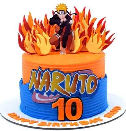 Brilliant Naruto birthday cake