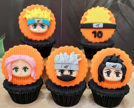 Cute Naruto cupcakes