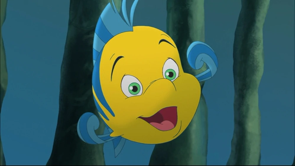 Flounder, Little Mermaid, Disney Characters Starting with F