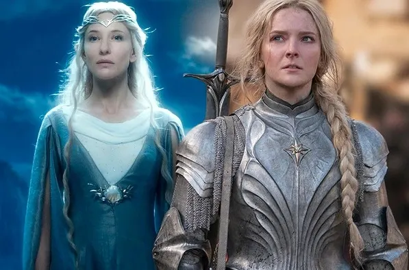Galadriel in The Lord of the Rings and The Rings of Power