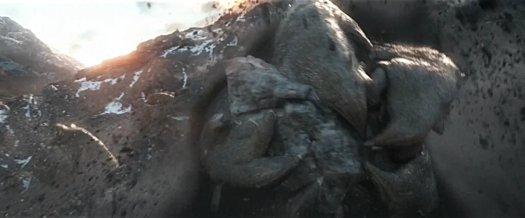 Giant Were-worm in The Hobbit movie