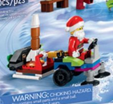 Santa Claus Minifigure in the LEGO 60352 City Advent Calendar 2022