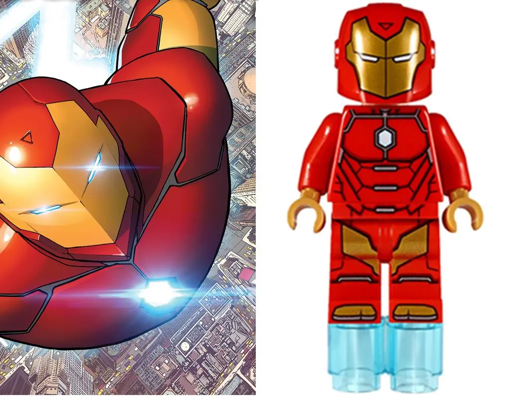 Invincible Iron Man LEGO Minifigure