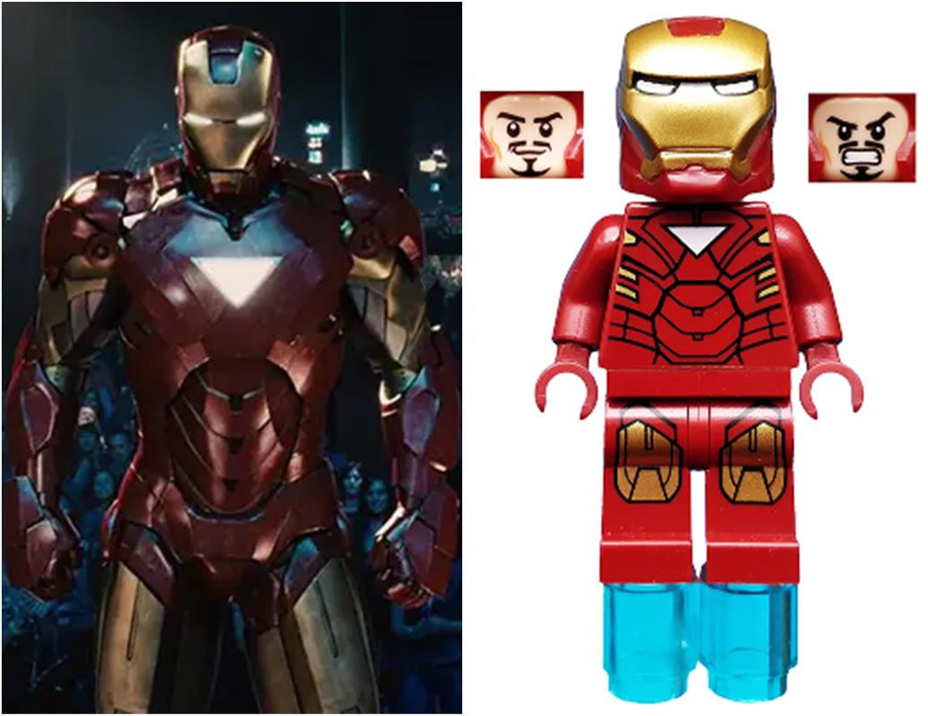 Mark VI Iron Man LEGO Minifigure
