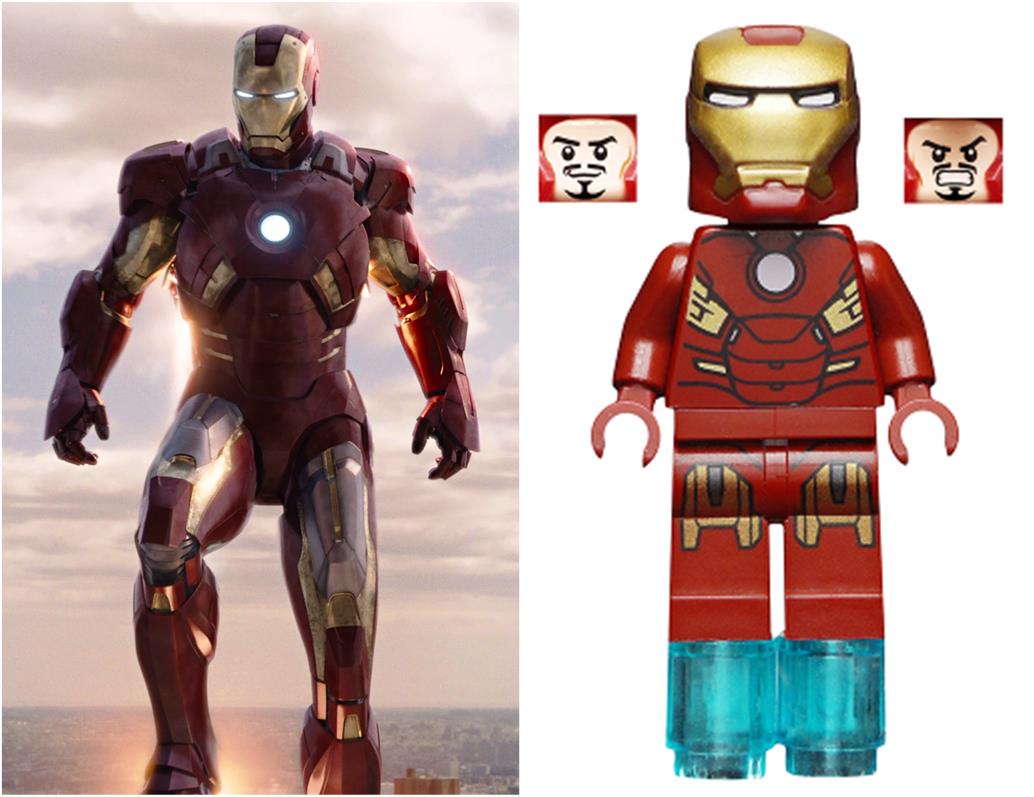 Mark VII Iron Man LEGO Minifigure
