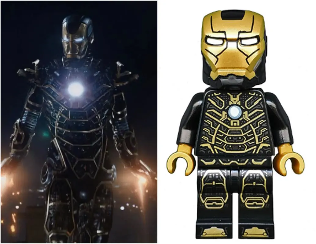 Mark XLI 'Bones' Iron Man LEGO Minifigure