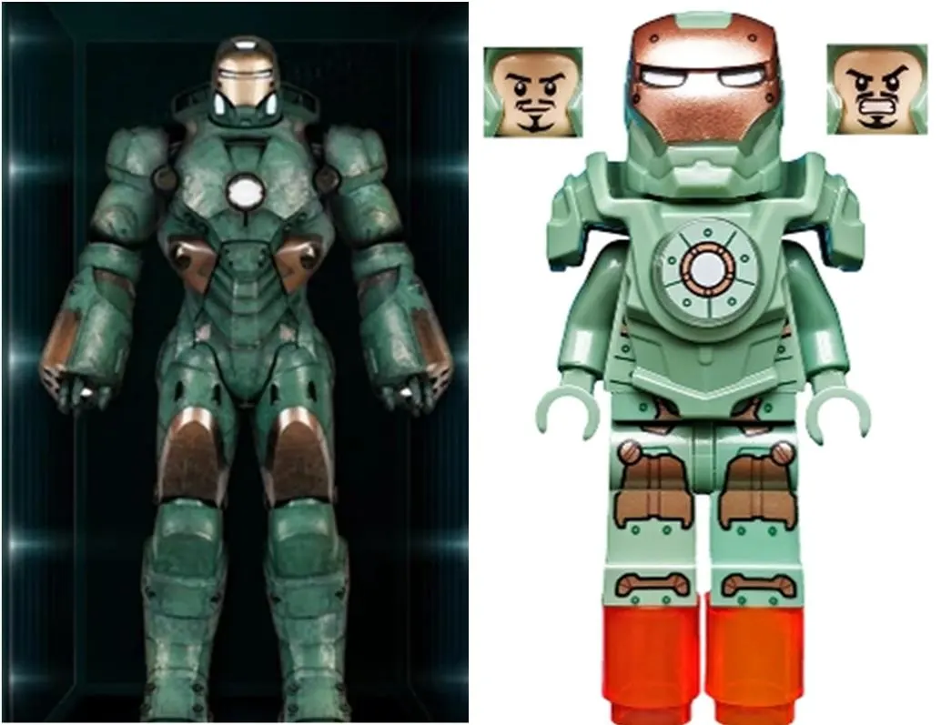 Mark XXXVII Iron Man LEGO Minifigure