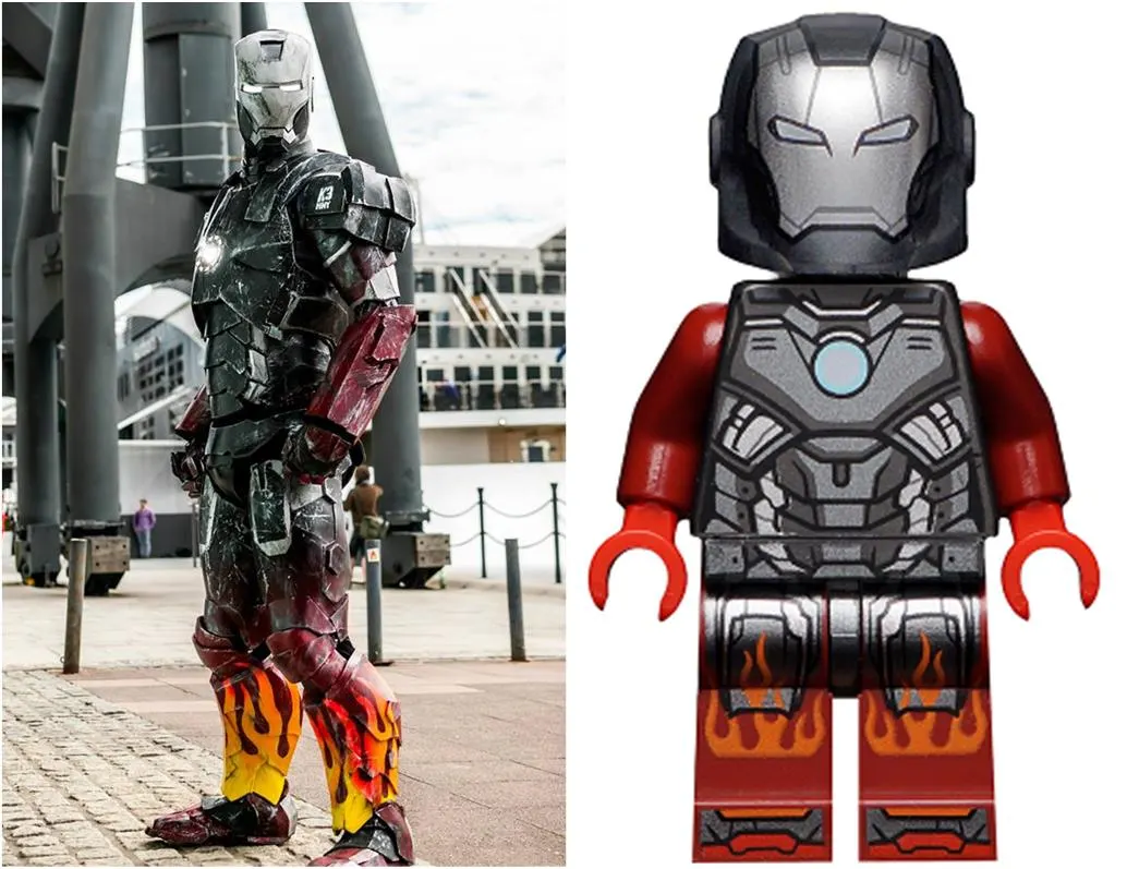 Mark XXII 'Hotrod' Iron Man LEGO Minifigure